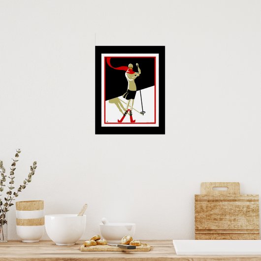 Travel Poster Saint Croix Skiing 3 (Keuken)