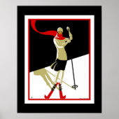 Travel Poster Saint Croix Skiing 3 (Voorkant)