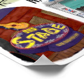 Travel Poster: Strumming through Nashville, TN Poster (Hoek)