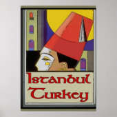 Travel Poster Turkey, Istanbul (Voorkant)