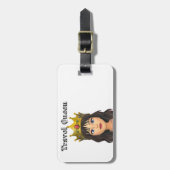Travel Queen bagagelabel (Voorkant verticaal)