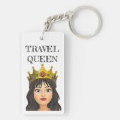 Travel Queen Keyring Sleutelhanger (achterkant)