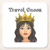 Travel Queen Onderzetter