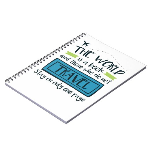 Travel Quote is een boek Notitieboek (Linkerzijde)