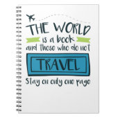Travel Quote is een boek Notitieboek (Voorkant)