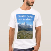 Travel Quote Matterhorn T-shirt (Voorkant)