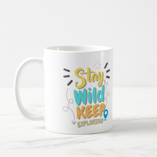 Travel Quote Mug  Koffiemok (Links)