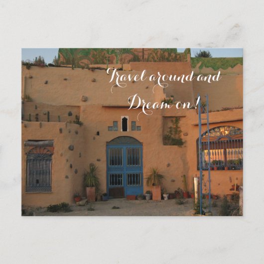 Travel Quote Photo Briefkaart (Voorkant)