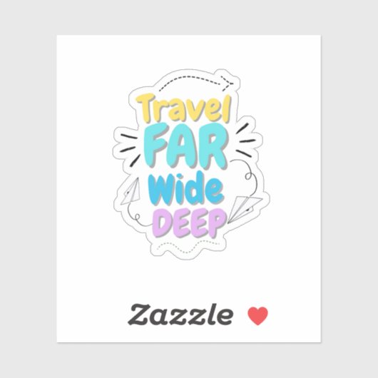 Travel Quote Sticker  (Vel)