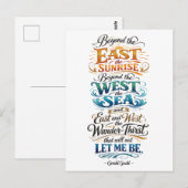 Travel Quote: Wander-Thirst Briefkaart (Voorkant / Achterkant)