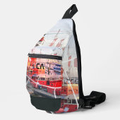 Travel Quotes Airport Monogram Uw foto Sling Bag