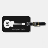 Travel Rock Guitar Music Personalized Bagagelabel (Voorkant horizontaal)