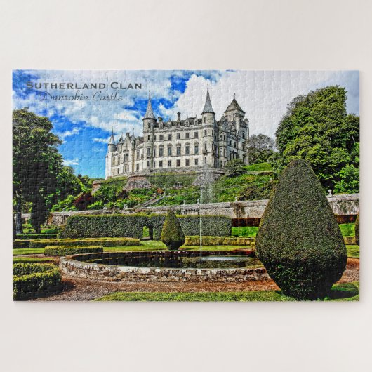 Travel Scotland Dunrobin Castle, Sutherland Clan Legpuzzel (Horizontaal)