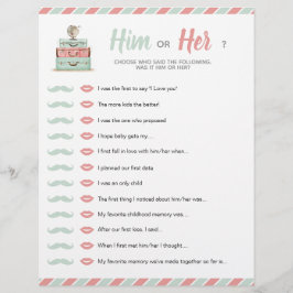 Travel Shower Theme Baby Bridal Hem of her Game