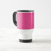Travel-sleepboot met hot-roze pols reisbeker (Voorkant links)