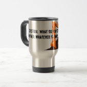 Travel-sleepboot van de graafmachine reisbeker (Voorkant links)