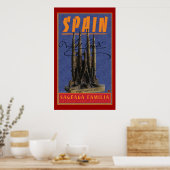 TRAVEL-Spanje-Gaudi Poster (Keuken)
