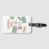Travel Squad – Schattigee vakantie Essentials Bagagelabel (Voorkant (horizontaal))