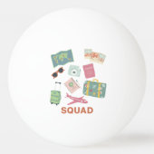 Travel Squad – Schattigee vakantie Essentials Pingpongbal (Voorkant)