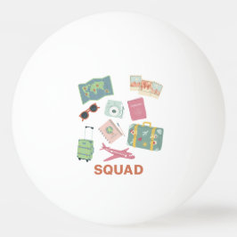 Travel Squad – Schattigee vakantie Essentials Pingpongbal