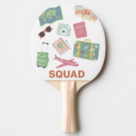 Travel Squad – Schattigee vakantie Essentials Tafeltennisbatje