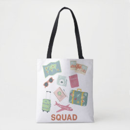 Travel Squad – Schattigee vakantie Essentials Tote Bag
