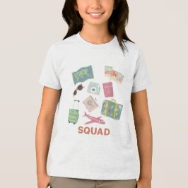 Travel Squad – Schattigee vakantie Essentials Tri-Blend Shirt