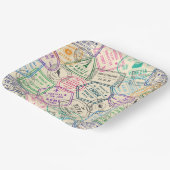 Travel Stamps  Papieren Bordje (Gebogen)