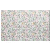 Travel Stamps Patroonstructuur Stof (Fat Quarter)