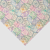 Travel Stamps Tissuepapier (Detail)