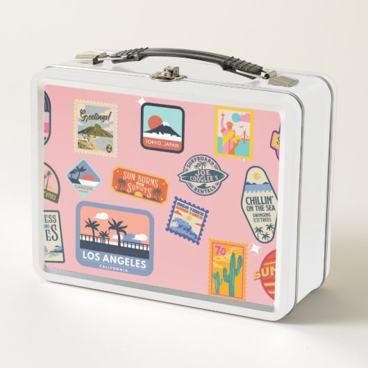 Travel Sticker Lunch Box (Voorkant)