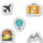 Travel Sticker Pack (Voorkant)