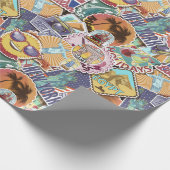 Travel Sticker Pattern Cadeaupapier (Hoek)