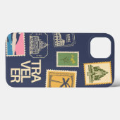 Travel sticker stempel Case-Mate iPhone case (Achterkant (horizontaal))