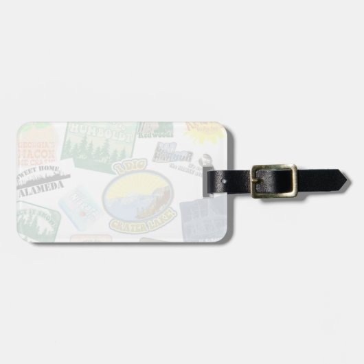 Travel Stickers Bagagelabel (Voorkant horizontaal)