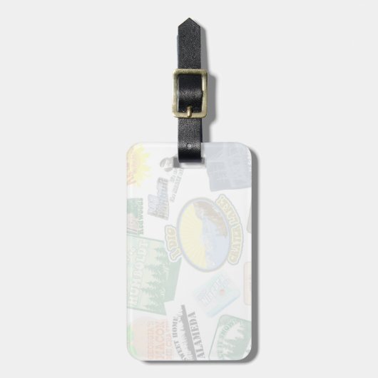 Travel Stickers Bagagelabel (Voorkant verticaal)