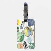 Travel Stickers Bagagelabel (Achterkant verticaal)