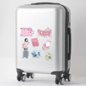 Travel Stickers for Travel Lovers  (Koffer)