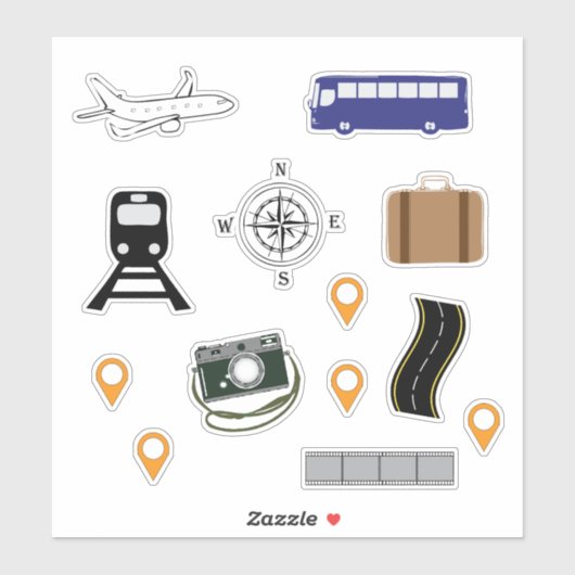 Travel Stickers Pack (Vel)
