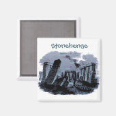 Travel |Stonehenge Portrait aangepaste tekst koelk Magneet (Voorkant / Achterkant)