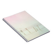 Travel Summer Surfers Beach Pink Mist Monogram Notitieboek (Rechterzijde)