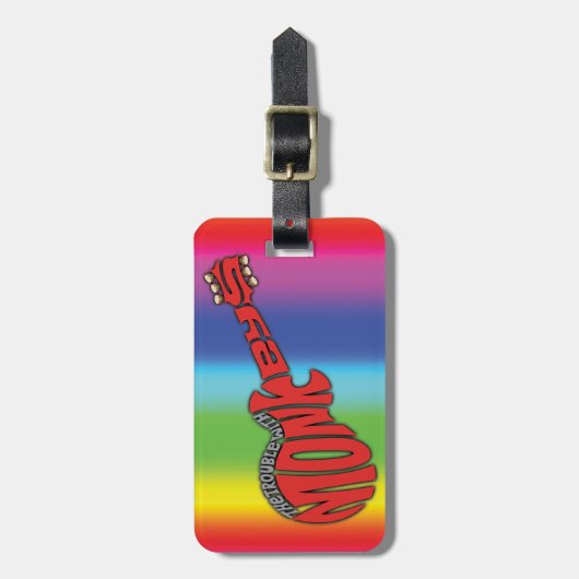 Travel Tag Bagagelabel (Voorkant verticaal)