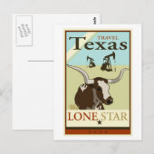 Travel Texas Briefkaart (Voorkant / Achterkant)