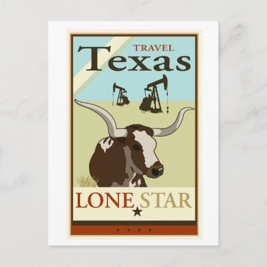 Travel Texas Briefkaart (Voorkant)