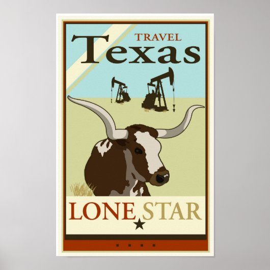 Travel Texas Poster (Voorkant)