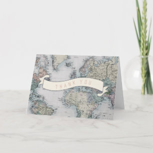 Travel Thank You Card Bedankkaart