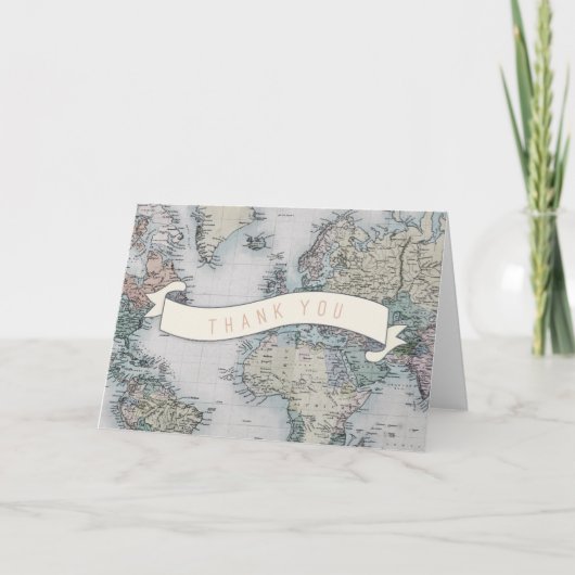 Travel Thank You Card Bedankkaart (Voorkant)