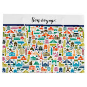 Travel the world groot cadeauzakje (Achterkant)