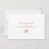 Travel-thema van het instapmodel van het kaartenka RSVP kaartje (Achterkant)