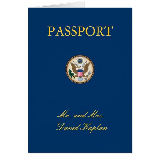Travel Theme Bar Bat Mitzvah Weddentable Card (Voorkant)